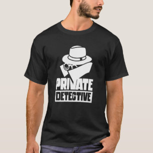 T-shirt Enquête du détective privé Enquêteur espion S