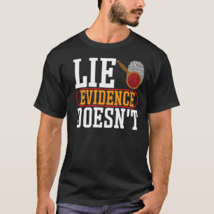 T-shirt Enquêteur De Scène Criminelle Arrière-Plan Pour Sc