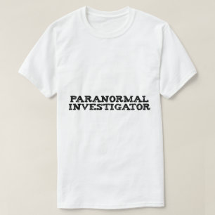 T-shirt Enquêteur paranormal chasse aux fantômes