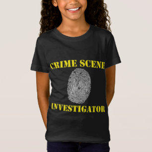 T-Shirt Enquêteur sur la scène de crime empreintes digital
