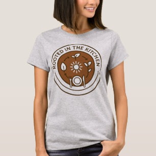 T-shirt Enraciné dans la cuisine de la ferme à la table