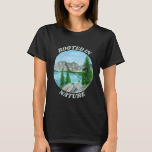 T-shirt Enraciné Dans L'Explorateur De Forêts Nature