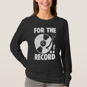 T-shirt Enregistrement Phonographique Vinyle Enregistremen