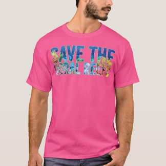 T-shirt Enregistrer Coral Reefs Plongeur