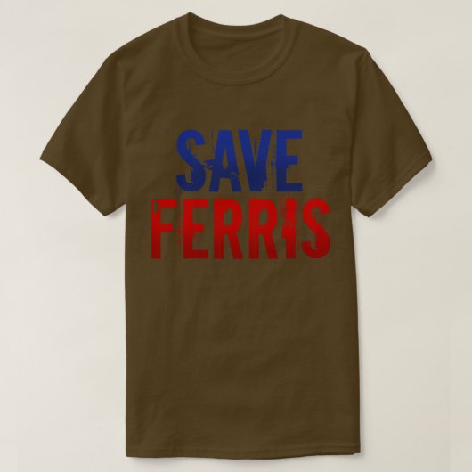 T-shirt Enregistrer Ferris (Design devant)