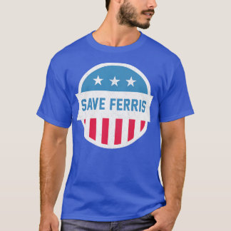T-shirt Enregistrer Ferris design vintage
