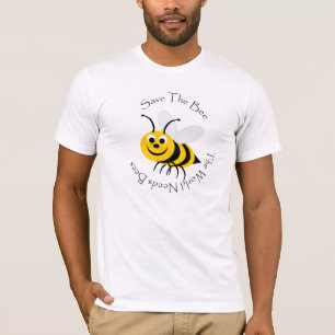 T-shirt Enregistrer La Conception Des Abeilles