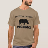 T-shirt enregistrer la licorne chubby (Devant)