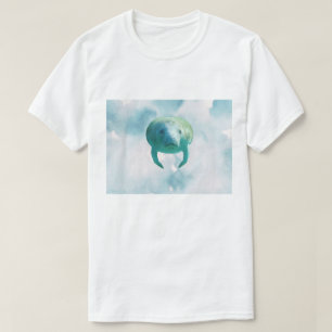 T-shirt Enregistrer l'aquarelle Manatees Manatee
