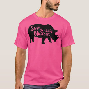 T-shirt Enregistrer Le Chubby Unicorn Funny Rhino Lover Ca