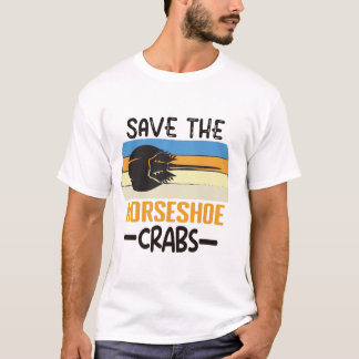T-shirt enregistrer le crabe du fer à cheval
