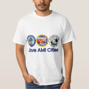 T-shirt Enregistrer le logo des villes AMI (phoques)
