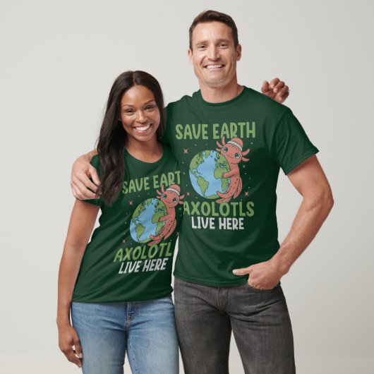 T-shirt Enregistrer les axes terrestres en direct ici | En (Unisexe)