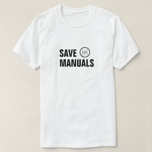 T-SHIRT ENREGISTRER LES MANUELS ÉCHANTILLONNAGE STANDARD (Design devant)