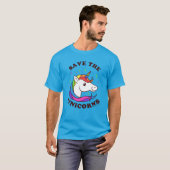 T-shirt Enregistrer Les Unicornes (Devant entier)