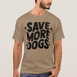 T-shirt Enregistrer plus de chiens amis garçon