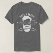 T-shirt Enregistrer Une Barbe Raser Un Castor Drôle Cadeau (Design devant)