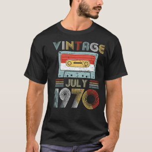 T-shirt Enregistreur à cassettes vintage d'anniversaire en