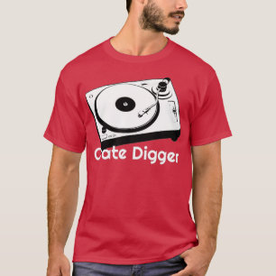 T-shirt Enregistreur de vitesse Collecte de vinyle DJ anal
