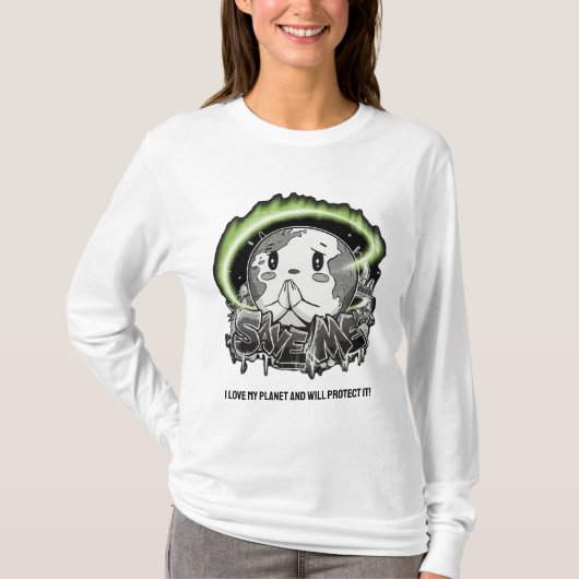 T-shirt Enregistrez-Moi Portez Votre Message, Inspirez Le  (Devant)