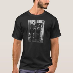 T-shirt Enrico Caruso avec un phonographe de marque de