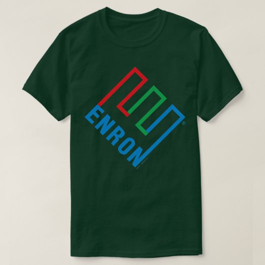T-shirt Enron Retro Vintage (Design devant)
