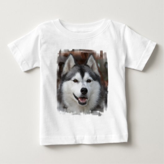 T-shirt enroué de bébé de chien (Devant)