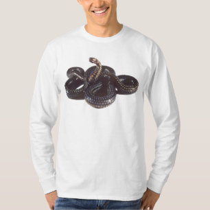 T-shirt Enroulé et prêt à frapper le serpent