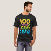 T-shirt Enseignant 100 Jours Cray Cray De L'École (Devant entier)