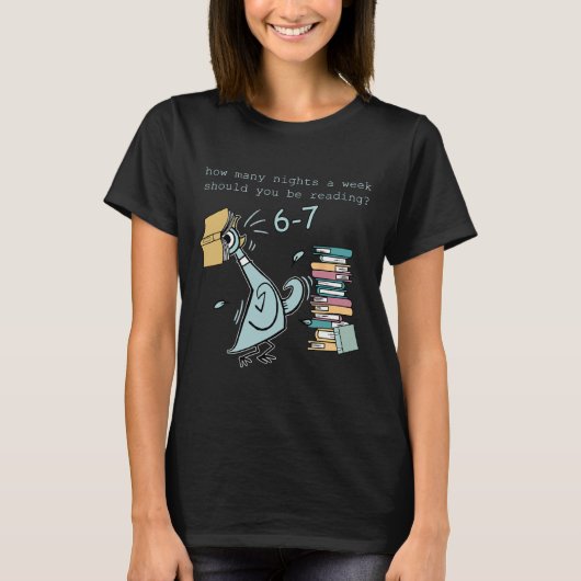 T-shirt Enseignant 6-7 Combien de nuits par semaine devrie (Devant)