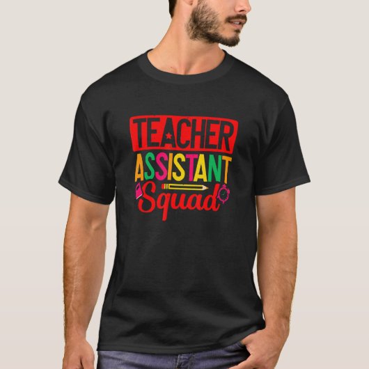 T-shirt Enseignant adjoint Escadron École Aide pédagogique (Devant)