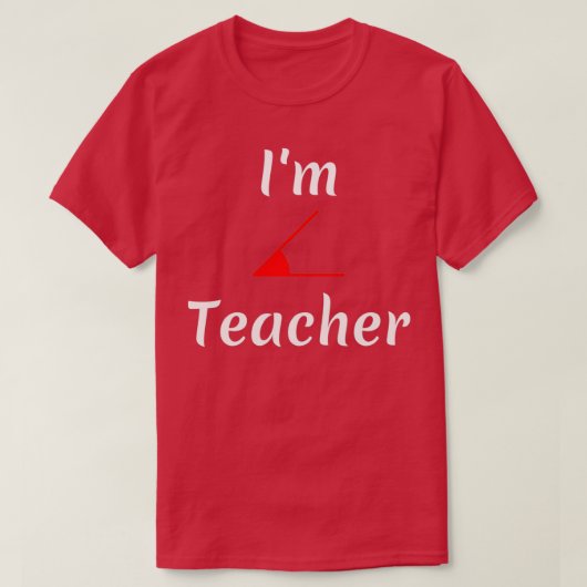 T-shirt Enseignant Aigu Ix27m (Design devant)