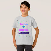 T-shirt Enseignant + algèbre ×Headaches Math Algebra Ensei (Devant entier)