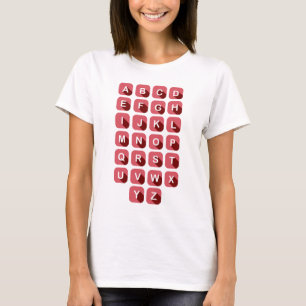 T-shirt Enseignant Alphabet abc