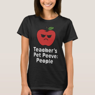 T-shirt enseignant amusant - Peeve pour animal de 