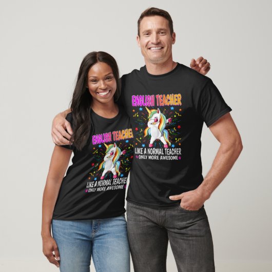 T-shirt Enseignant Anglais Comme Un Enseignant Normal Seul (Unisexe)