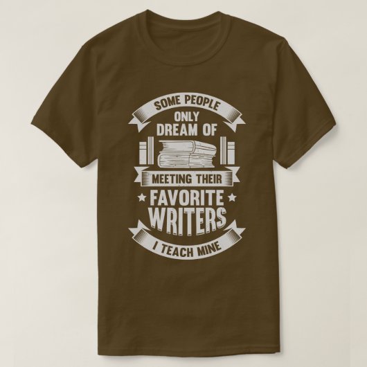 T-shirt Enseignant Anglais Professeur Professeur Don (Design devant)