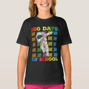 T-shirt Enseignant astronaute 100 jours d'école