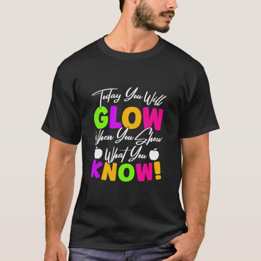 T-shirt Enseignant Aujourd'Hui Vous Allez Glisser (Devant)