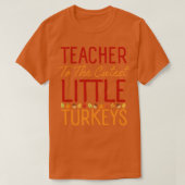 T-shirt Enseignant Aux Déchets Les Plus Cuttes Thanksgivin (Design devant)