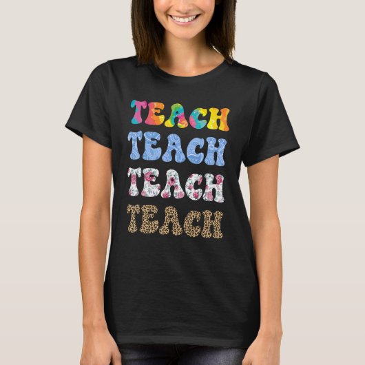 T-shirt Enseignant avec passion retour à l'école (Devant)