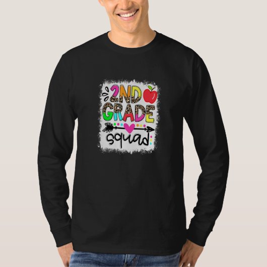 T-shirt Enseignant Boho de 2e année braconné (Devant)