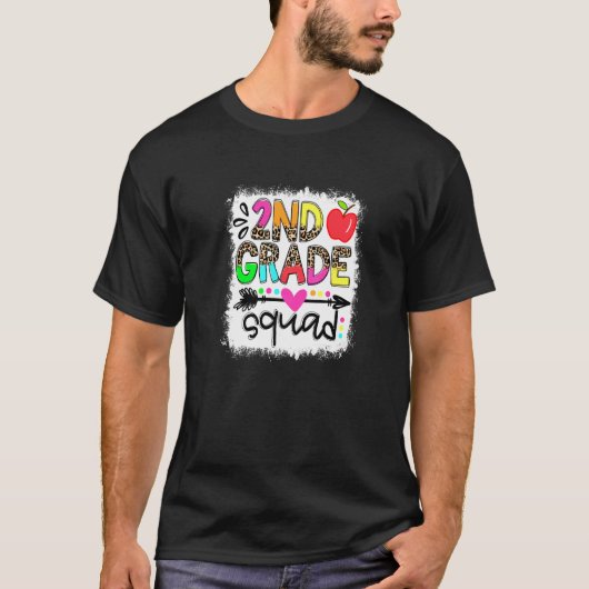 T-shirt Enseignant Boho de 2e année braconné (Devant)