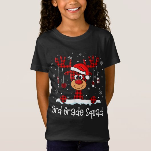 T-Shirt Enseignant C de l'équipe de 3e année (Devant)