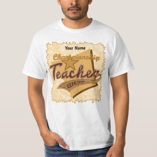 T-Shirt Enseignant Champion (Devant)
