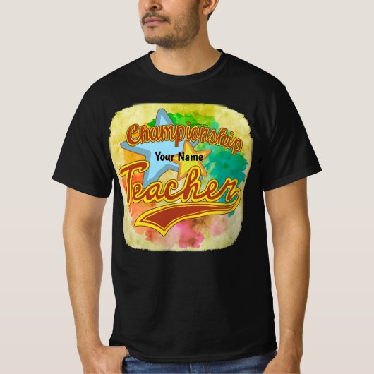 T-shirt enseignant champion (Devant)