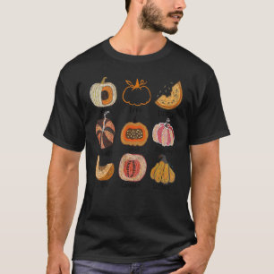 T-shirt Enseignant Citrouille Enseigner L'Amour Inspirer T