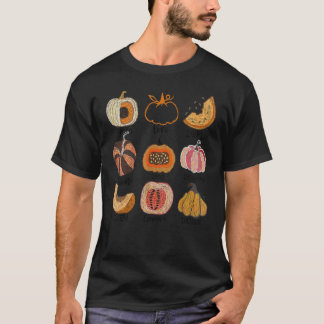 T-shirt Enseignant Citrouille Enseigner L'Amour Inspirer T