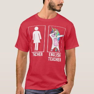 T-shirt Enseignant contre professeur d'anglais 1