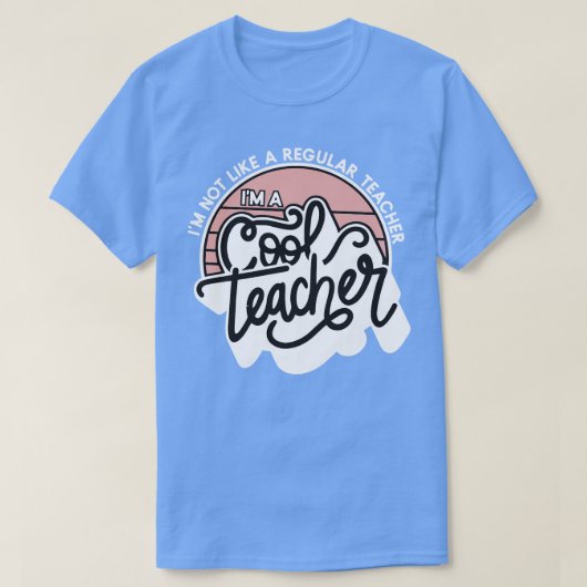 T-shirt Enseignant cool 1 (Design devant)